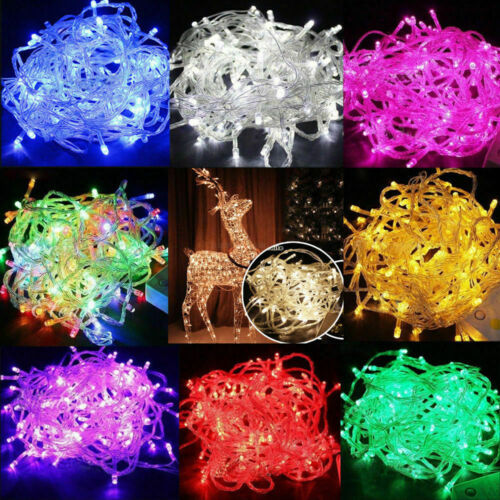 10 Meters 100 Light String Outdoor Double Casing Produce And Multi-color Light Source Indoor And Outdoor Lighting Decoration